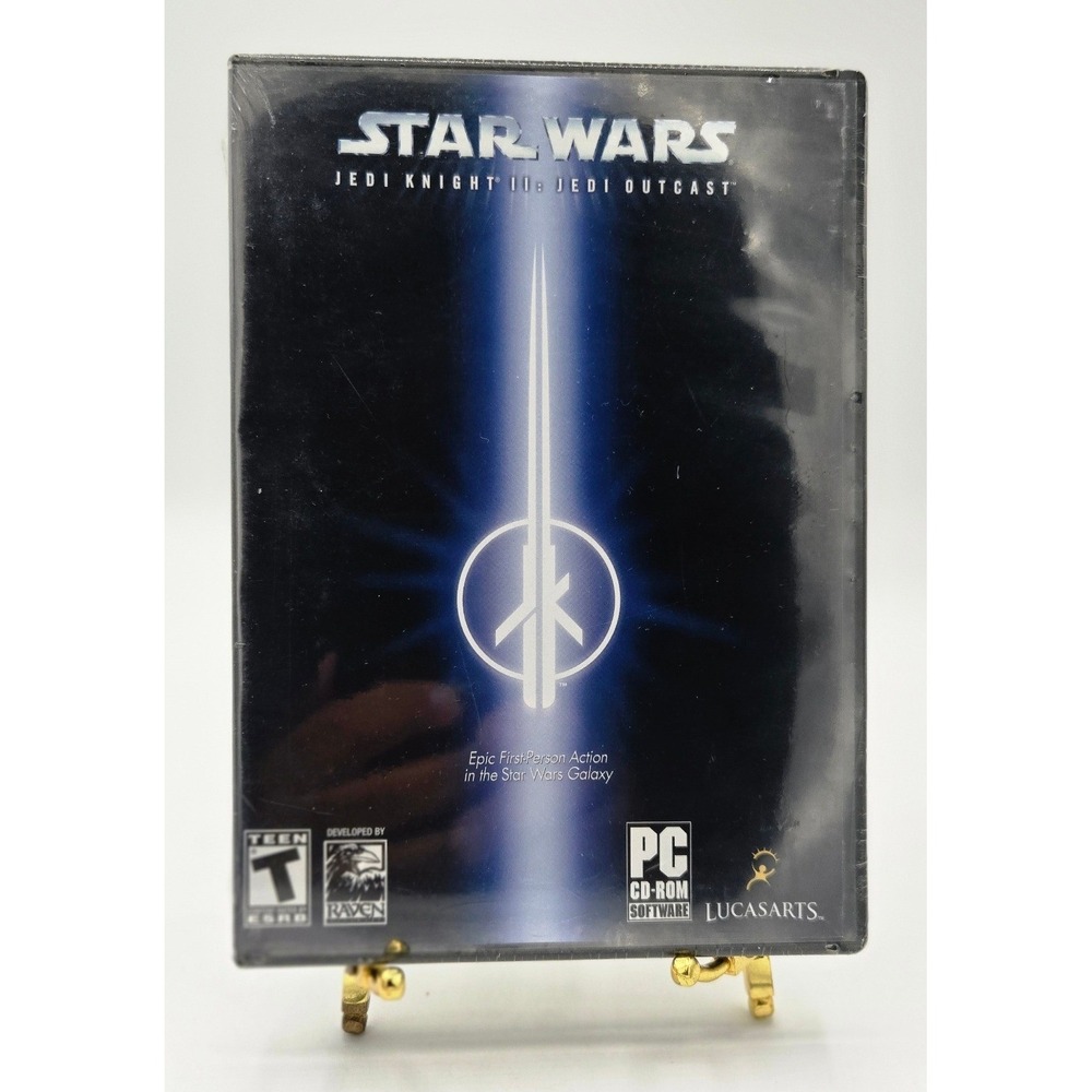Star Wars Jedi Knight II Jedi Outcast PC CD ROM Game LucasArts Windows 2002 New‎
